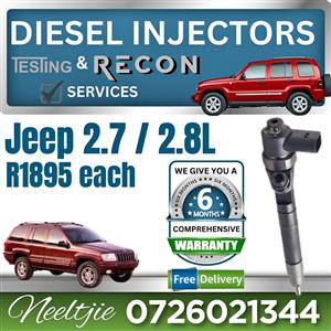 Jeep 2.7 / 2.8L diesel injectors for sale