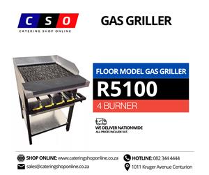 Floor Model Gas Griller 4 Burner