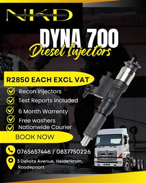 Dyna 700 truck Diesel injectors for sale