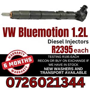 VW Polo Bluemotion 1.2L diesel injectors for sale