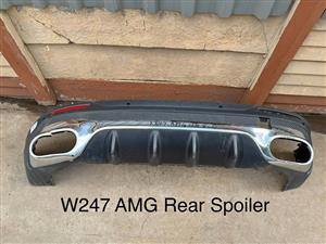 Mercedes X247 W247 AMG Rear Bumper Spoiler