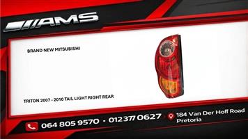 NEW MITSUBISHI TRITON 2007–2010 RIGHT TAILLIGHT