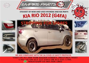 STRIPPING FOR SPARES KI030 - KIA RIO 2012 (G4FA)