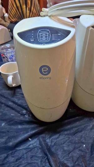 2 espring water filters no power supplies or pipes
