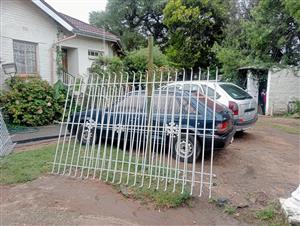 Big window frames and burglar proofing for sale. 