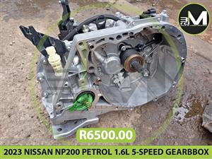 2023 NISSAN NP200 PETROL 1.6L 5 SPEED GEARBBOX R6500 MV0791