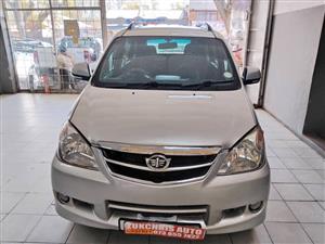 2016 FAW SIRIUS S80 1.5 7 SEATER  MANUAL PETROL  129000KM  SILVER COLOUR 