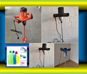 Hand held detergent mixer for up to litre batches Please 