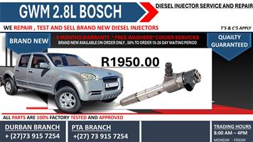 GWM 2.8L Bosch Diesel Injectors 