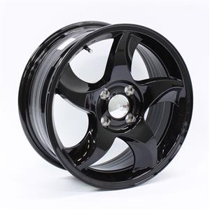 15″ M7453 4/100 Gloss Black Alloy Wheels