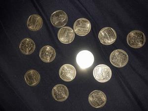 Mandela R5s coins and Old coins