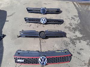  VARIOUS VW FRONT GRILLES – USED  