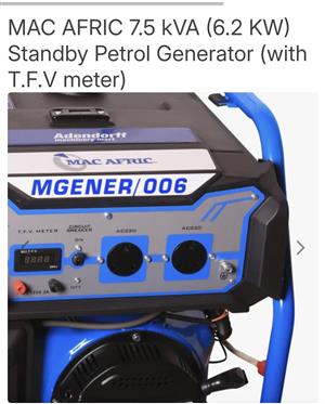 2 x Petrol Generators for sale