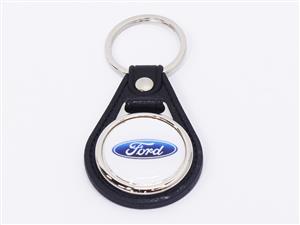 Ford Logo Design Leather Keyring