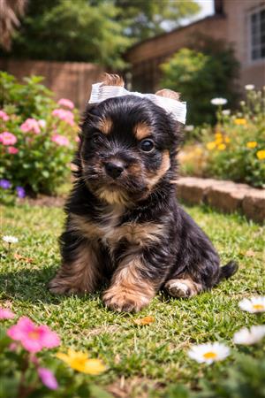 Yorkie puppy 