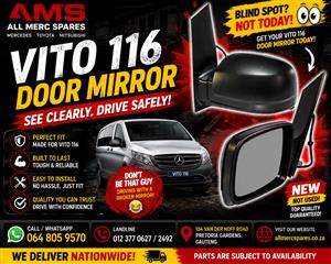 NEW Mercedes -  Vito 116 Door Mirror 