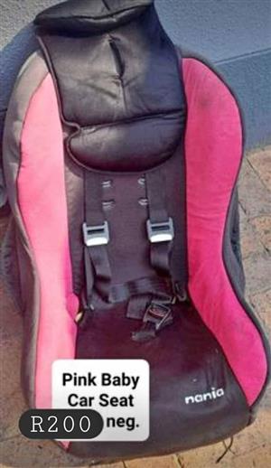 Nania Baby Car Seat Pink