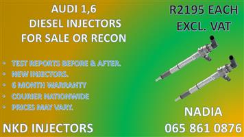 DIESEL INJECTORS FOR SALE FOR AUDI 1.6 - RELIABLE