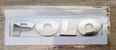 VW POLO back stick on badge emblem