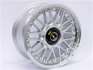 15″ Racing Hart Vogue 4/100 & 4/108 Silver Alloy Wheels