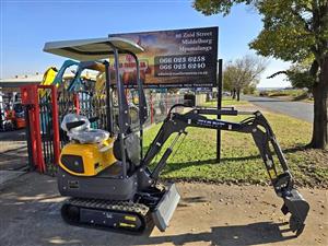 New Giant 1 ton mini excavators now available