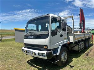 ISUZU FVZ1400 CRANE TRUCK