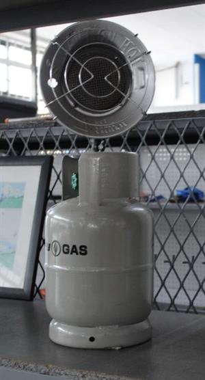 SAFY GAS GREY 3KG GAS BOTTLE W/HEAD HEATER (S067717A)