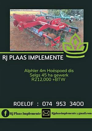 4 M Alphler Hoëspoed dis