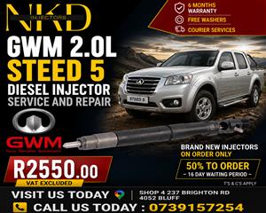 Repair_Your_GWM_2.0L_STEED_5_Injectors 