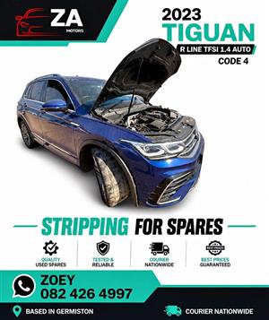 TIGUAN 2023 TFSI CODE 4 AUTO STRIPPING FOR SPARES NOW