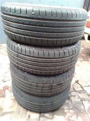 Tyer's for sale size 205/55/16 still in good condition