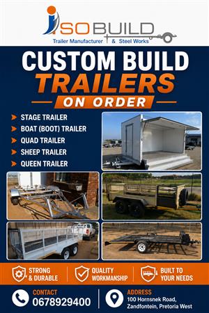 Custom Build Trailers for sale