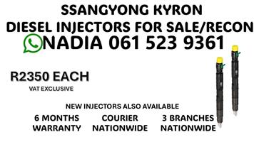SSANGYONG KYRON DIESEL INJECTORS FOR SALE OR RECON