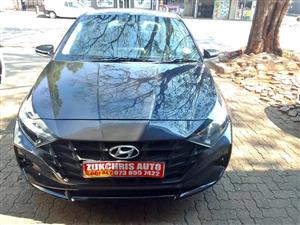 2021 HYUNDAI I20 1.2 MOTION MANUAL PETROL  DARK BLUE  REVERSE CAMERA REVERSE SENSOR SPA