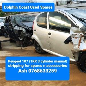 Peugeot 107 Hatch stripping for Spares 