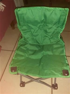 4 toddler camping foldable chairs for sale 