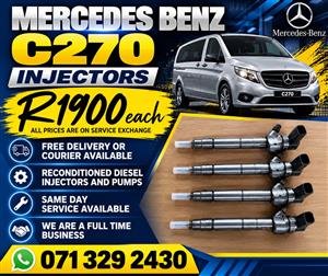 MERCEDES BENZ C270 INJECTORS FOR SALE WITH WARRANTY 
