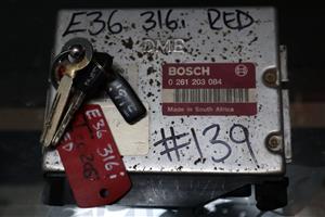 BMW 316I E36 COMPUTER BOX 7 LOCK SET 