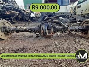 2013 NISSAN NP300 HARDBODY 2.5 (YD25) DIESEL 2WD Lo-RIDER [MT] REAR DIFFERENTIAL