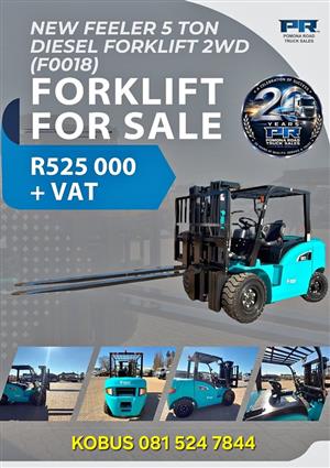 NEW FEELER 5Ton DIESEL FORKLIFT 2WD