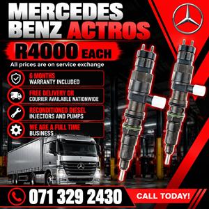 MERCEDES BENZ ACTROS INJECTORS FOR SALE WITH WARRANTY INCLUDED 