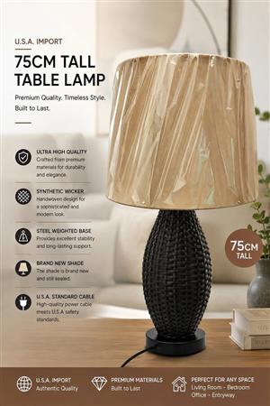 U.S.A. IMPORT( $219 on Amazon)  – Premium 75cm Designer Table Lamp
