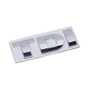 Chrome TDi Letters Adhesive Badge