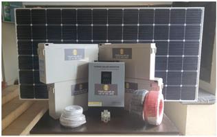 3 Kva Inverter with Gel Batteries and Solar Panel