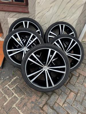 Reduced to Clear - 20" TSW Mags & 255/35ZR20 F-One Tyres for sale