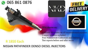 Nissan Pathfinder Denso diesel injectors for sale