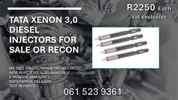 TATA XENON 3.0 DIESEL INJECTORS -FREE COURIER NATIONWIDE