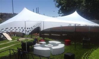 Party Hire Stretch Tents Ottomans Couches Tables Chairs Linen