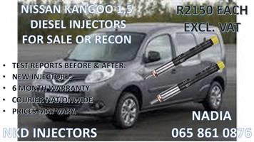 DIESEL INJECTORS FOR SALE FOR NISSAN KANGOO 1.5