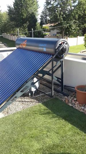 Solar Geyser installation 